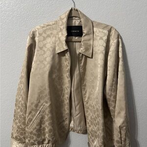 NWT Coach Outlet Tonal Signature Souvenir Jacket